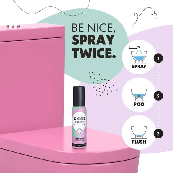 Oopsie Poopsie Berry Fresh Odor Spray