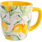 Home Essentials 20oz. Lemon Garden Mug with Yellow Inside - image 1