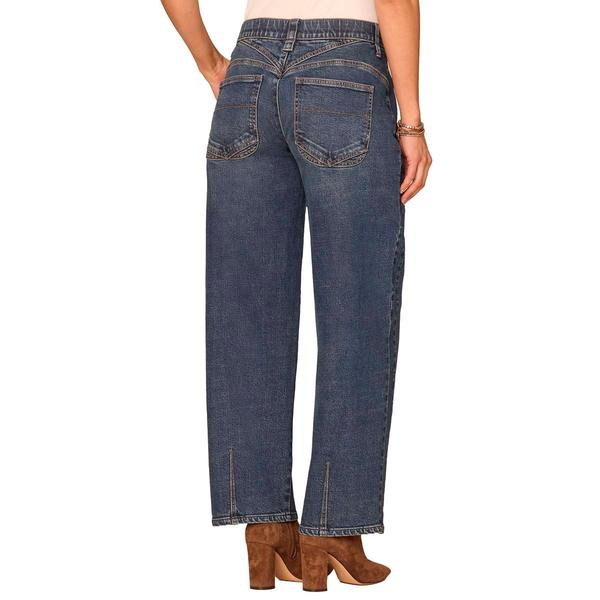Petite Democracy "Ab"solution® Blue High Rise Barrel Leg Jeans
