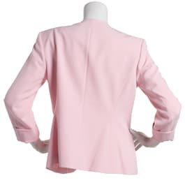 Womens Kasper 3/4 Sleeve Open Jacket w/Welt Pockets