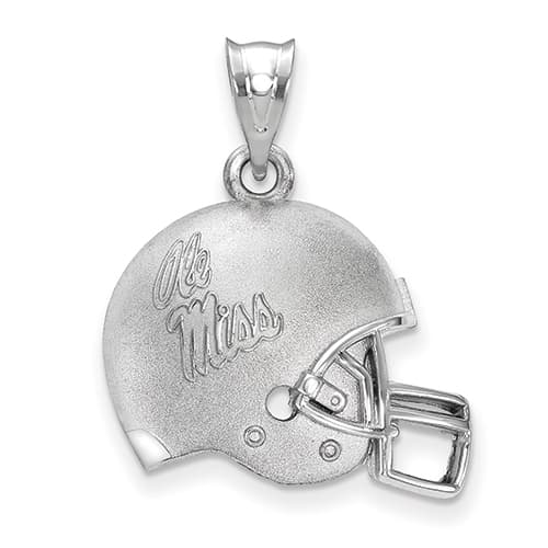 Unisex University of Mississippi Football Helmet Pendant - image 