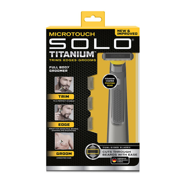 As Seen On TV Mens Micro Touch Solo Titanium Full Body Groomer - image 