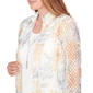 Womens Alfred Dunner Al Fresco Lace Floral Two In One Blouse - image 5