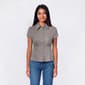 Juniors Love Tree Cap Sleeve Stripe Empire Waist Top - image 1