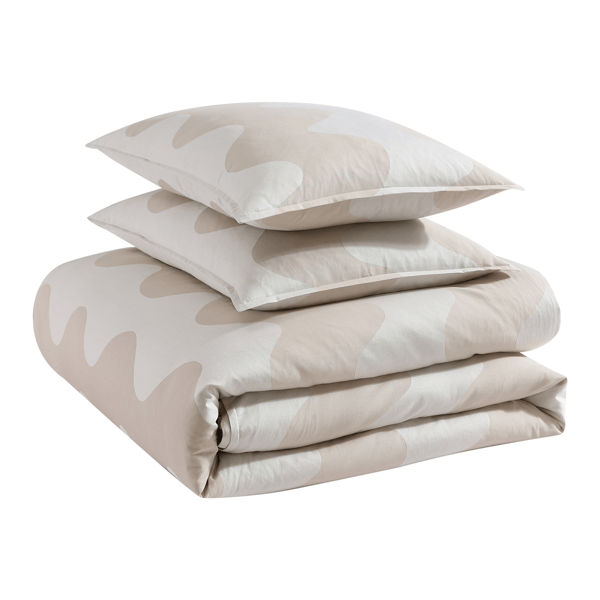 Marimekko Lokki Cotton Duvet Cover Set - Light Beige