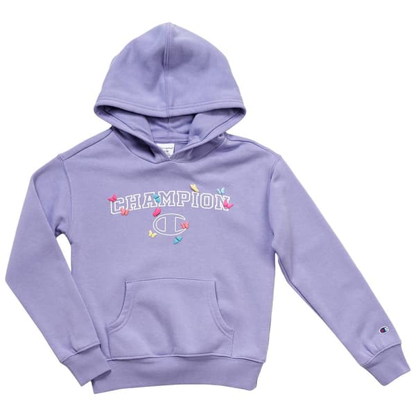 Girls &#40;7-16&#41; Champion&#40;R&#41; Solid Puffy Butterfly Hoodie - image 
