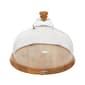 9th &amp; Pike® Round Wood Plate with Cloche Cover - image 5