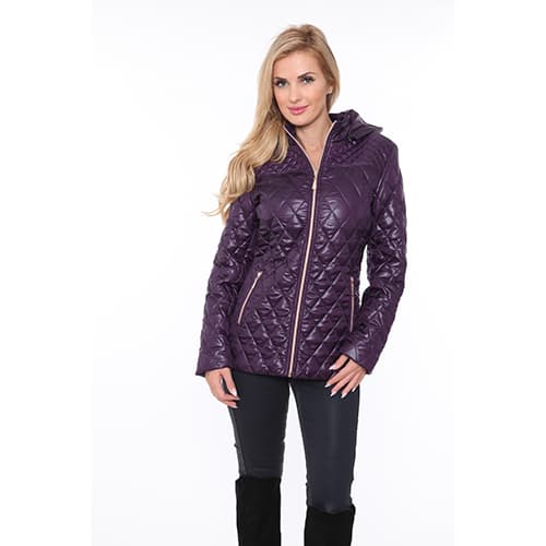 Womens White Mark Puffer Jacket