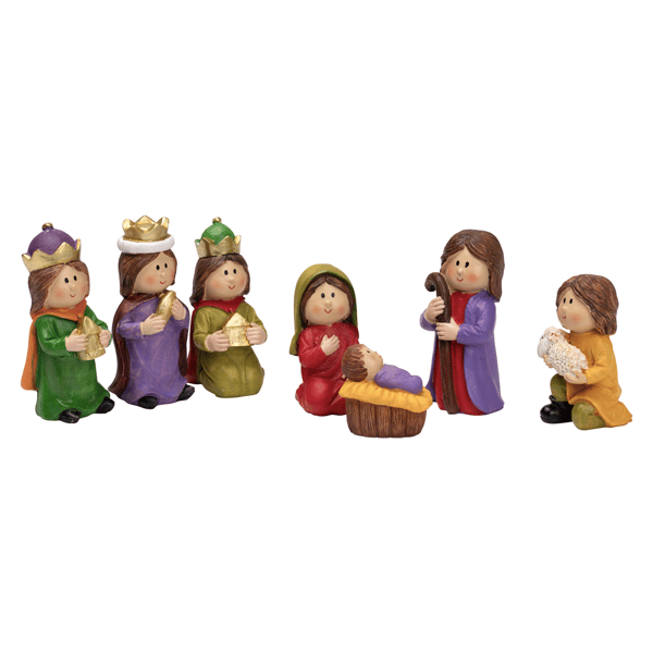 Northlight 7pc. Mini Children''s Nativity Christmas Set