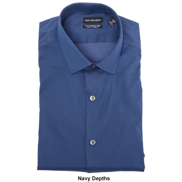 Mens Van Heusen® Wrikle Free Slim Fit Dress Shirt - image 