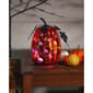 Evergreen LED Orange Glass Cats Pumpkin - image 1