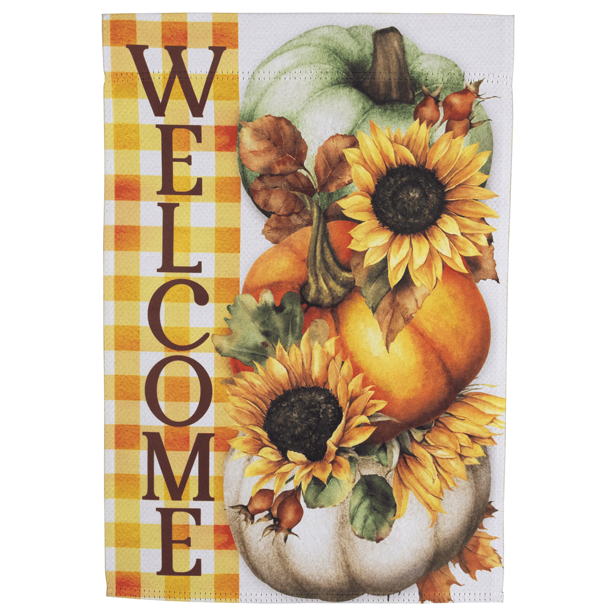 Northlight Pumpkins and Sunflowers Garden Flag - Thumbnail 4
