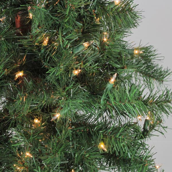 Northlight Set of 3 Woodland Alpine Artificial Christmas Trees