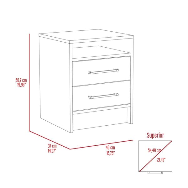 FM FURNITURE Philadelphia Nightstand