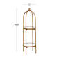 9th & Pike&#174; Arched Antique Gold Metal Framed Shelf - image 6