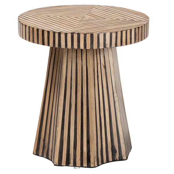 Baxton Studio Devika Modern Bohemian End Table - image 