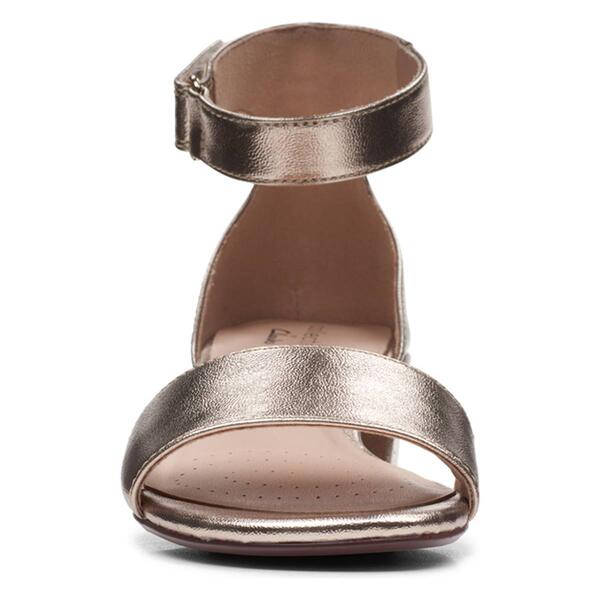 Womens Clarks® Collections Caroleigh Anya Metallic Sandals
