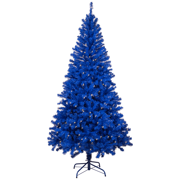 Northlight 7ft. Pre-Lit Royal Blue Artificial Pine Christmas Tree