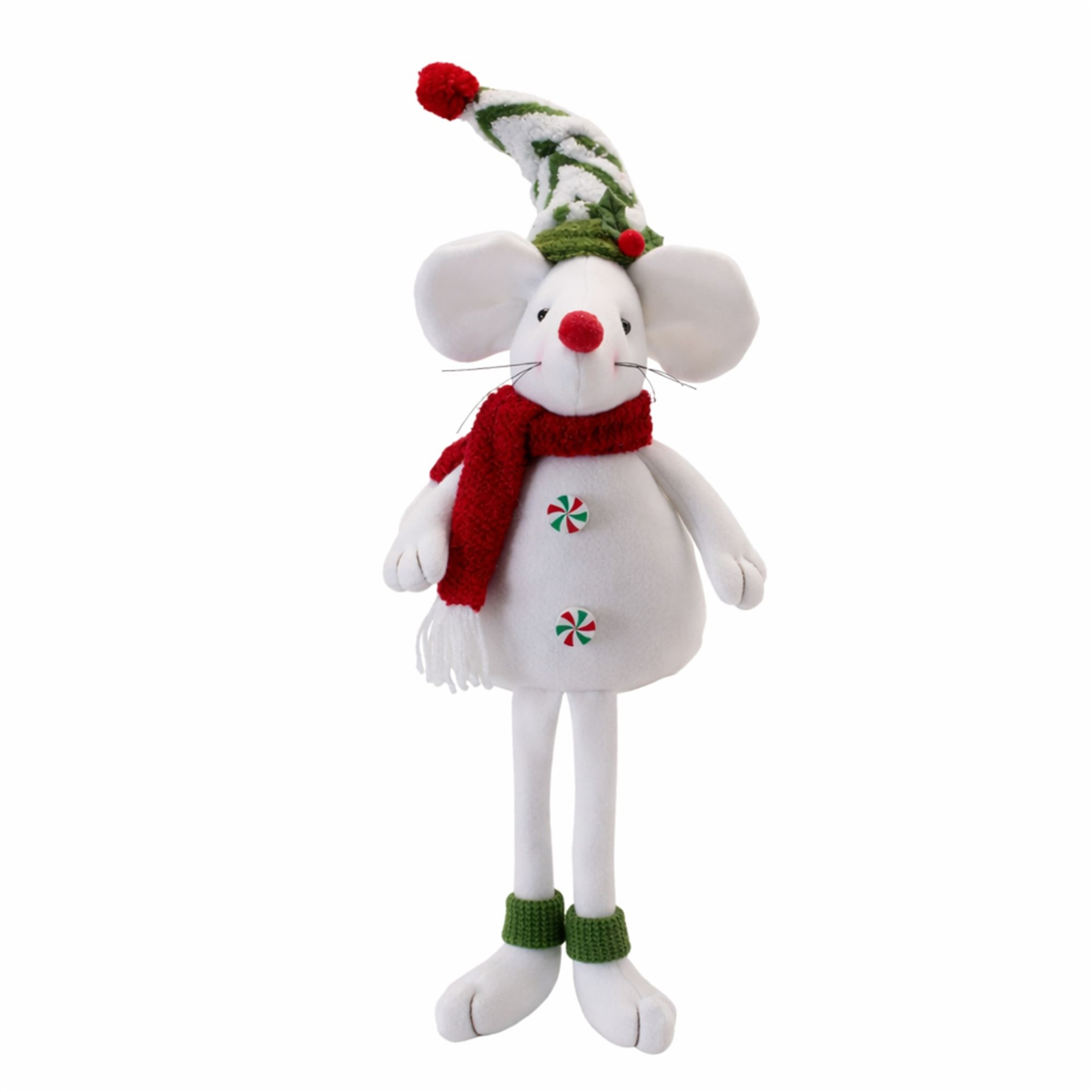 Melrose Holiday Plush Mouse Figurines - Set of 2
