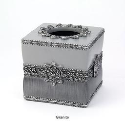 Avanti Braided Medallion Tissue Box Cover