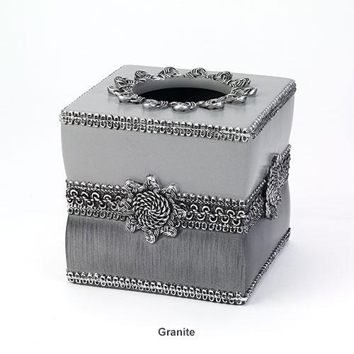 Avanti Braided Medallion Tissue Box Cover