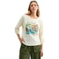 Womens CITY BLUES Graphic Tab Tee - image 1