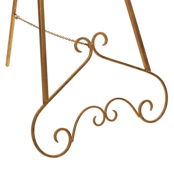 9th & Pike&#174; Gold Metal Traditional Easel