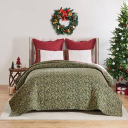 Greenland Home Fashions™ Christmas Tree Reversible Quilt Set