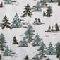 Eddie Bauer Snowy Pine Trees Cotton Flannel Sheet Set - image 4