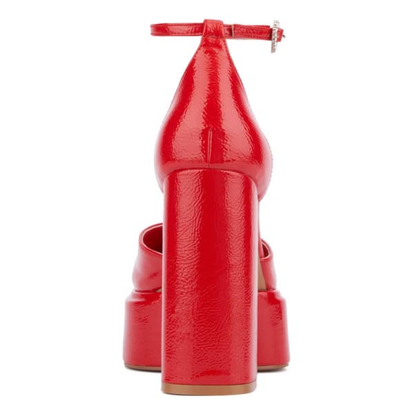 Womens Olivia Miller Jupiter Slingback Platform Heels