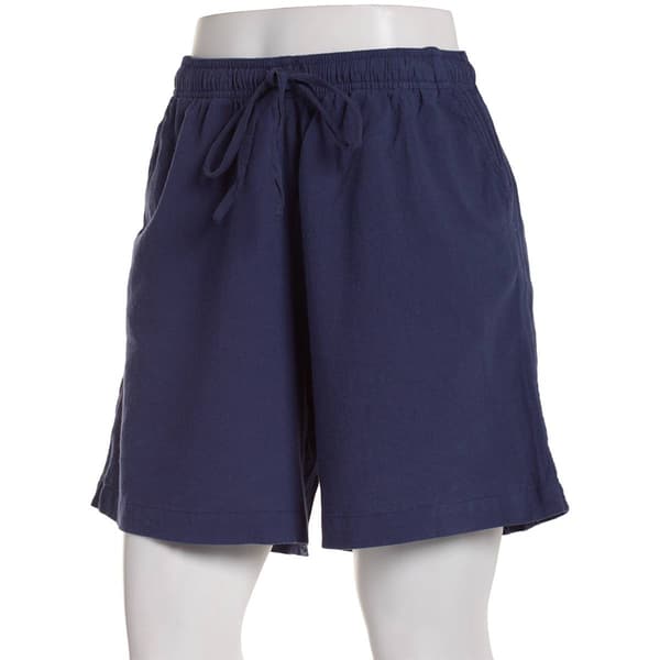 Womens Erika Lucy Pull On Solid Shorts - image 