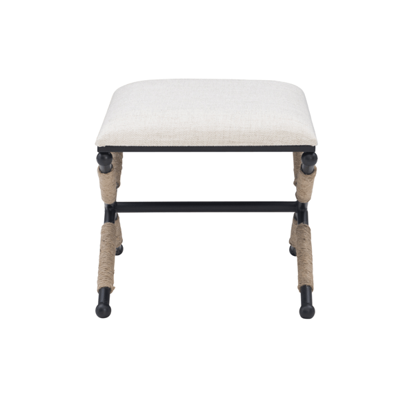Linon Home Decor Ashburn Campaign Accent Stool