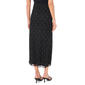 Womens MSK Metallic Print Midi Skirt - image 2