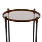 9th & Pike® Black Metal Traditional Accent Table - image 4