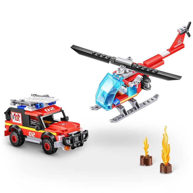 Zuru Max Fire Station Brick Box Playset