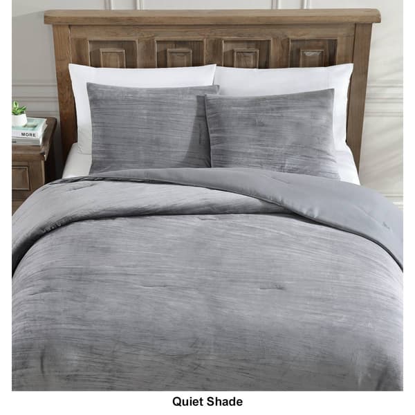 Tahari Home Zadie Soft Crinkle Velvet 3pc. Comforter Set