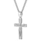 Mens Gentlemen's Classics&#8482; Stainless Steel Crucifix Necklace - image 2