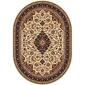 Tayse Sensation Kirsten Oval Area Rug - Beige - image 1