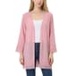 Womens NY Collection Long Sleeve Open Front Cardigan With Lace H - image 1