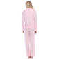 Womens White Mark Dotted Long Sleeve Pajama Set - image 2