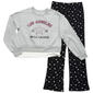 Girls (4-6x) Sweet Butterfly® LA Fleece Top & Star Legging Set - image 2