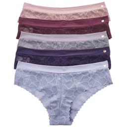 Womens Danskin 5Pk Hipster Panties - DS8576-5PKA
