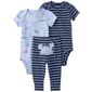 Baby Boy (NB-24M) Carter''s(R) 3pc. Crab Stripe Pants Set - image 1