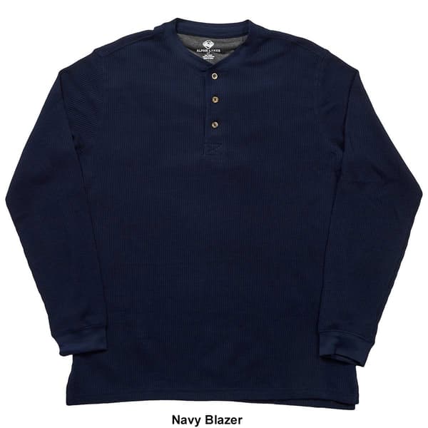 Mens Big & Tall Alpine Lakes Thermal Long Sleeve Henley - image 