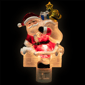 Northlight Santa Climbing Chimney Christmas Night Light - image 3