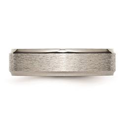 Mens Endless Affection™ Engravable 6mm Satin Finish Wedding Band