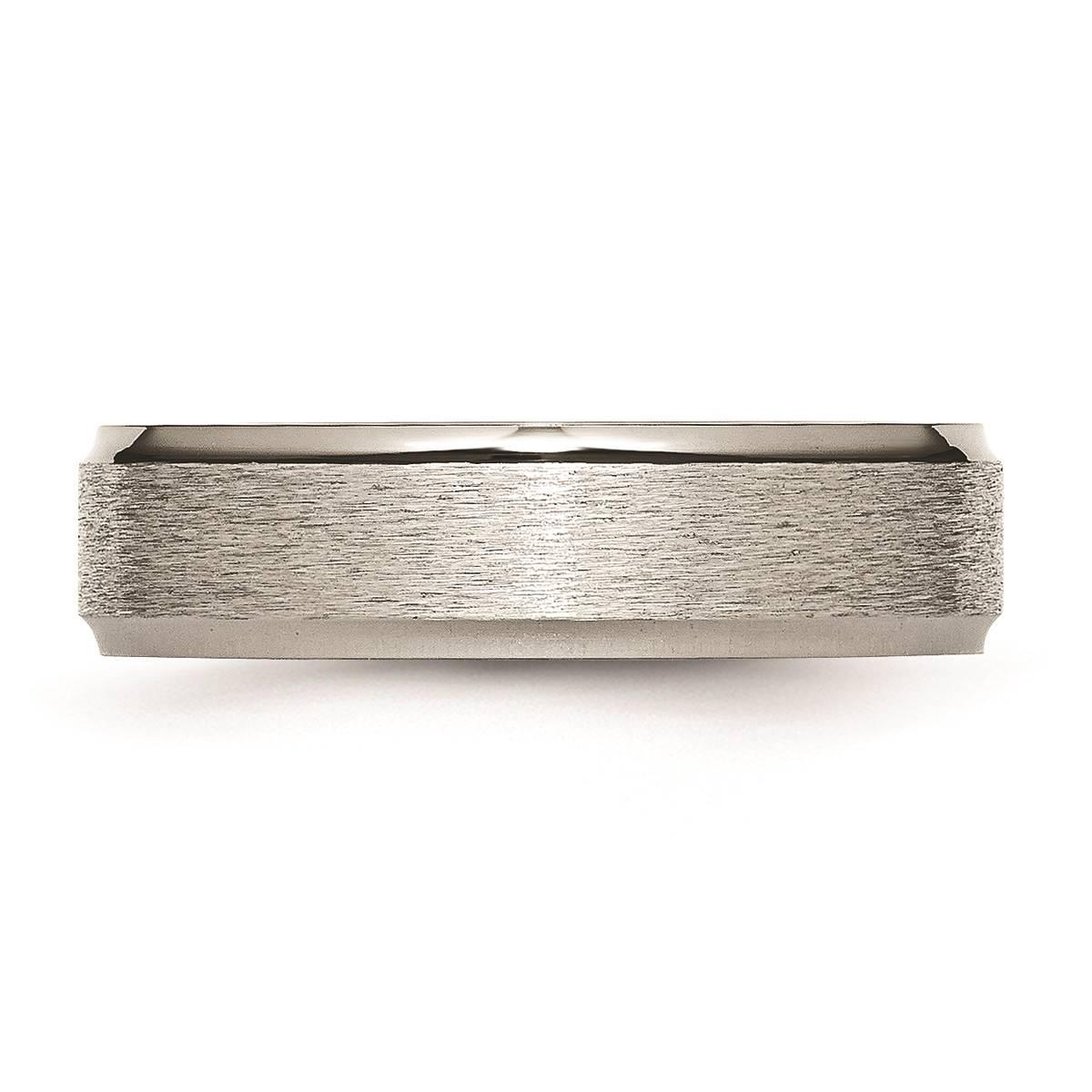 Mens Endless Affection™ Engravable 6mm Satin Finish Wedding Band