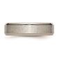 Mens Endless Affection&#8482; Engravable 6mm Satin Finish Wedding Band - image 3