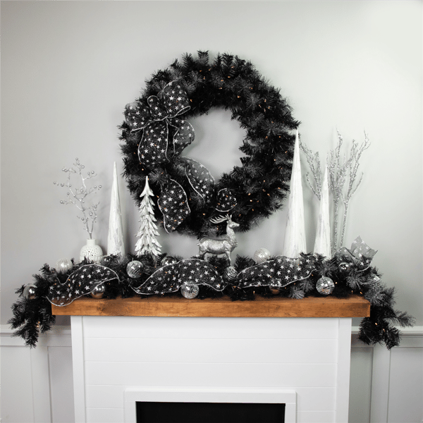 Northlight Pre-Lit LED B/O Iced Christmas Garland
