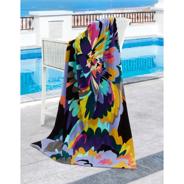 Nicole Miller Bright Bloom Beach Towel